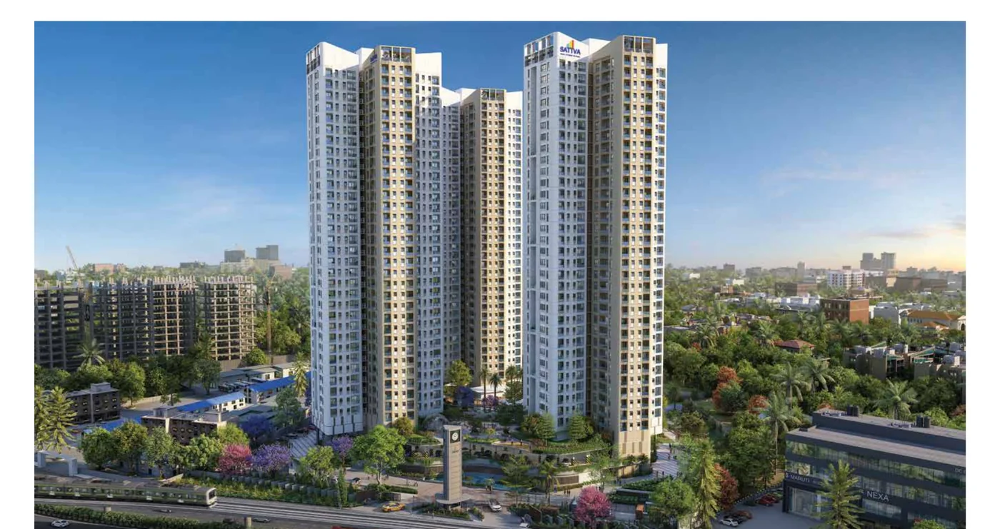 Sattva Aaranya aerial exterior view